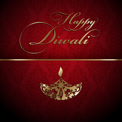 Diwali Festival Background Vector Image