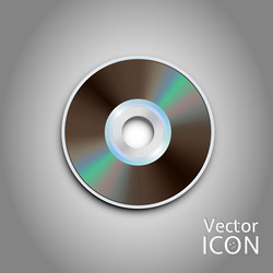 dvd cd disc computer disks realistic image vector image