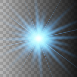 Blue glowing light burst explosion Royalty Free Vector Image