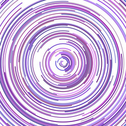 psychedelic abstract curved line background vector