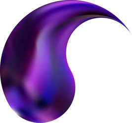smooth background in form yin or yang vector image