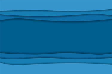 abstract background paper cut style with layers vector image