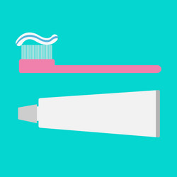 Toothbrush Pink Toothpaste Vector Images (over 300)