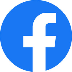 facebook logo realistic social media icon vector