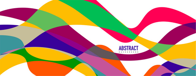 fluid wave colorful abstract background dynamic vector image