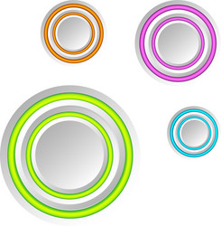 abstract web elements collection vector image