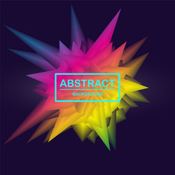dynamic abstract scattering particles background vector image