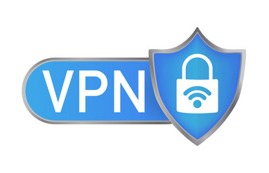 Secure vpn connection concept virtual private vector