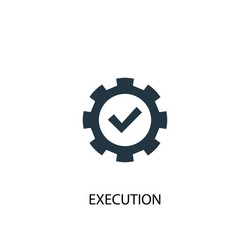 Execution Icon - Simple vector image
