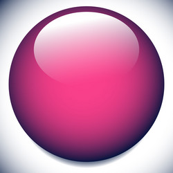 Sphere circle buttons with blank space and glossy vector