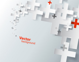 Abstract background created with plus sign Vector Image