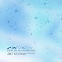 abstract molecular geometric structure vector image
