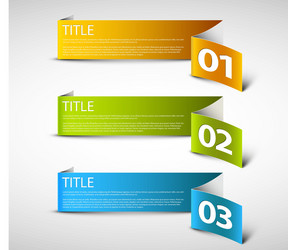 Paper progress background Royalty Free Vector Image