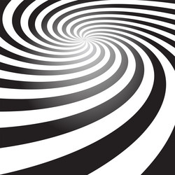 Abstract circular rotation and spiral design vector