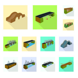 design connection and symbol set vector image