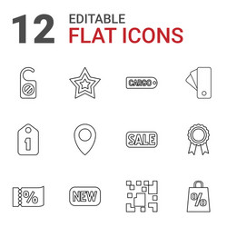 Tag icons vector