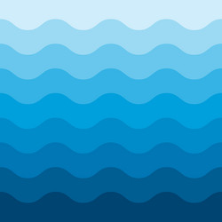 Abstract blue wave art line pattern background Vector Image