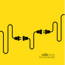Electrical Connection Abstract vector image