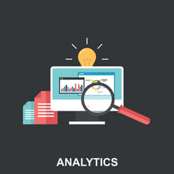 flat design concept of web vector image