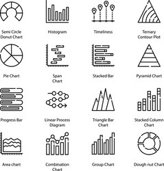 graph and diagram vector