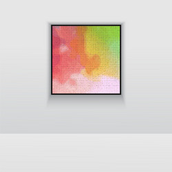 digital art picture color on the wall in web vector
