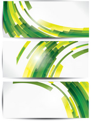 set of abstract colorful web headers and cards vector image
