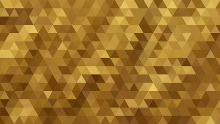 Abstract golden triangle pattern background vector