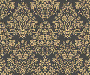 damask seamless pattern for design vector image