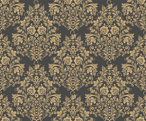 Damask seamless pattern for design vector