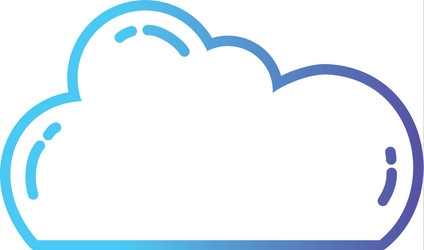 Line cloud data network server connection vector