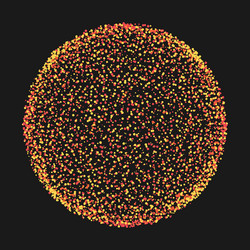 scientific background dotted globe particles vector