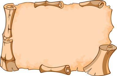 scroll of old ancient empty vector