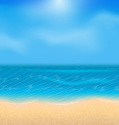 Holiday background - beach sea sand Royalty Free Vector