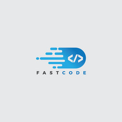 fast code template programmer icon vector image