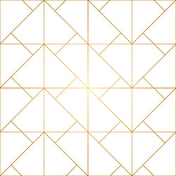Gold frame mosaic seamless pattern Royalty Free Vector Image