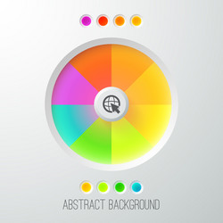 digital abstract web template vector image