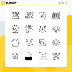 universal icon symbols group 16 modern vector