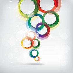 abstract background with colored elements vector image