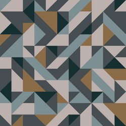 Abstract seamless pattern with geometric shapes vector