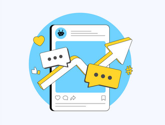 ai tools automating social media content creation vector image