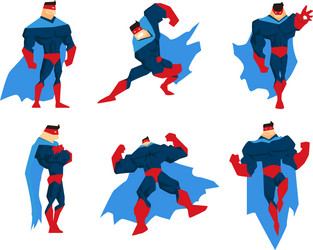 Superhero design superman icon Royalty Free Vector Image