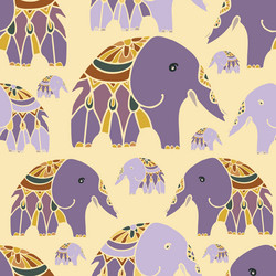 Seamless design pattern with a violet vector