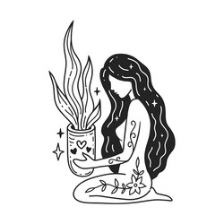 Self care feminine vector