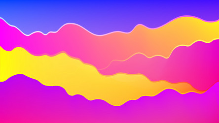 a background of multicolored clouds vector image