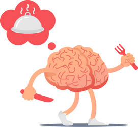 Cartoon brain vector