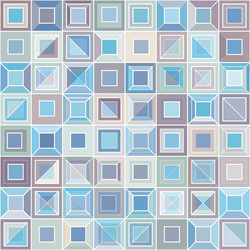 Geometric Square Pattern vector