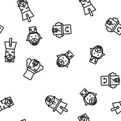 nutcracker seamless pattern vector