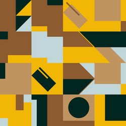 deconstructed abstract pattern design vector image