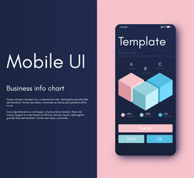 mobile application interface ui design vector