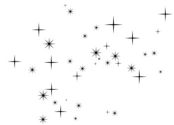 fireworks star random source stream falling vector image
